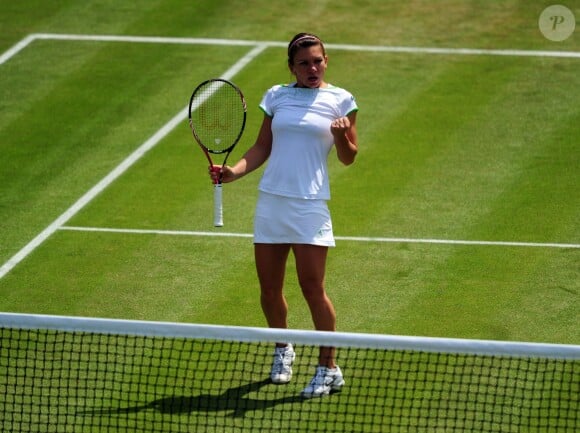 Simona Halep à Wimbledon, le 23 juin 2011. 