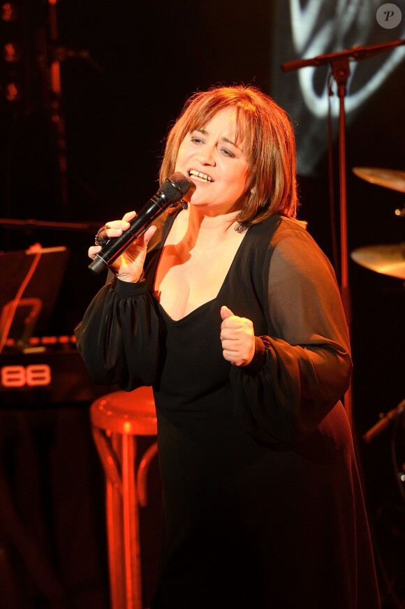 Lisa Angell - Concert au théâtre de la Madeleine à Paris, le 17 novembre 2014.