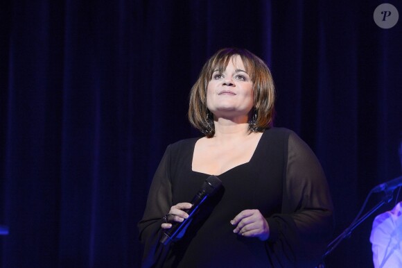 Lisa Angell - Concert au théâtre de la Madeleine à Paris, le 17 novembre 2014.