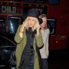 Ellie Goulding et son compagnon Dougie Poynter arrivent au restaurant Wolseley dans le quartier de Mayfair à Londres. Le 3 avril 2015 