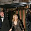 Ellie Goulding quitte la soirée de lancement Balmain au club privé Annabel à Londres, le 17 mars 2015