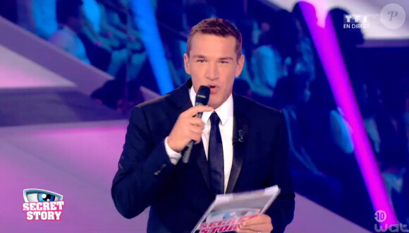 Benjamin Castaldi présente Secret Story 8, le vendredi 18 juillet 2014.