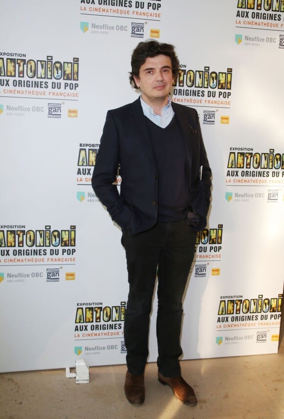 Nicolas Saada - Vernissage de l'exposition Antonioni à la Cinémathèque de Paris le 18 avril 2015.