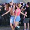 Kendall Jenner et Hailey Baldwin au 1er jour du Festival "Coachella Valley Music and Arts" à Indio, le 10 avril 2015
