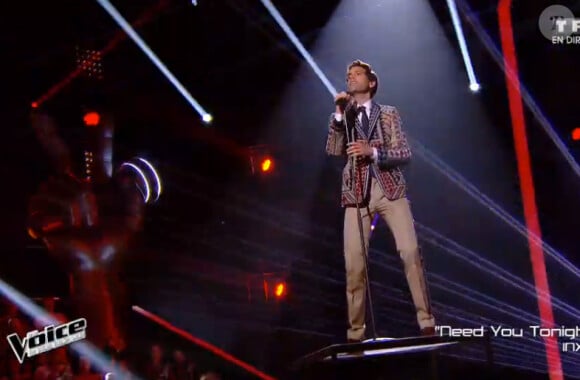Mika - Deuxième live de The Voice 4 sur TF1. Samedi 11 avril 2015.