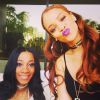 Rihanna sublime en rousse fête dignement l'anniversaire de sa BFF Melissa Forde, le 11 avril 2015