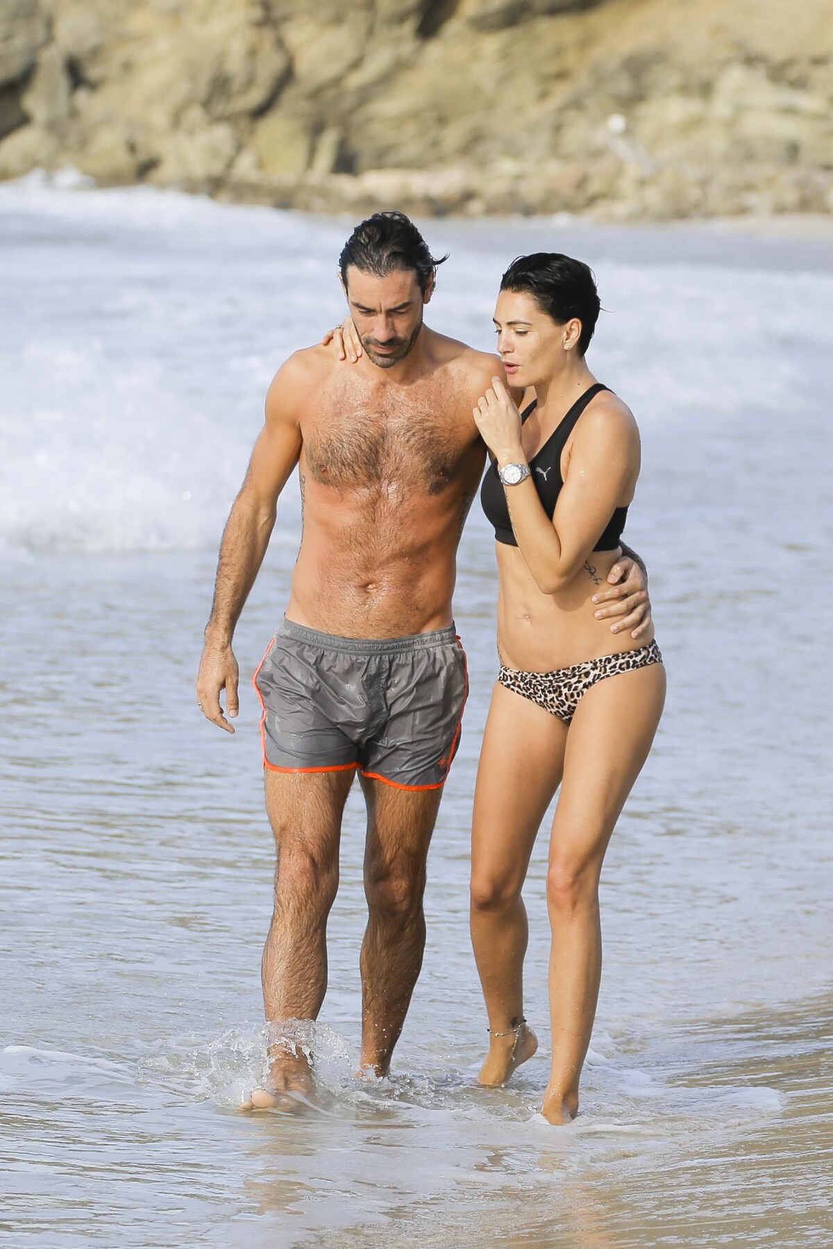 Vidéo Exclusif Robert Pirès et sa femme Jessica sont en vacances à