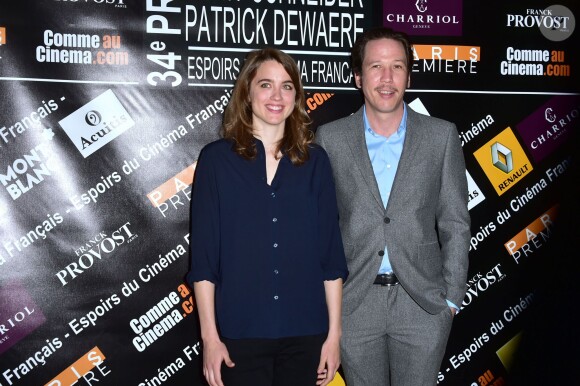 Reda Kateb (gagnant du Prix Patrick Dewaere 2015) et Adèle Haenel (gagnante du Prix Romy Schneider 2015) - La 34e édition des Prix Romy Schneider et Patrick Dewaere au Sofitel Paris Le Faubourg à Paris, le 13 avril 2015.