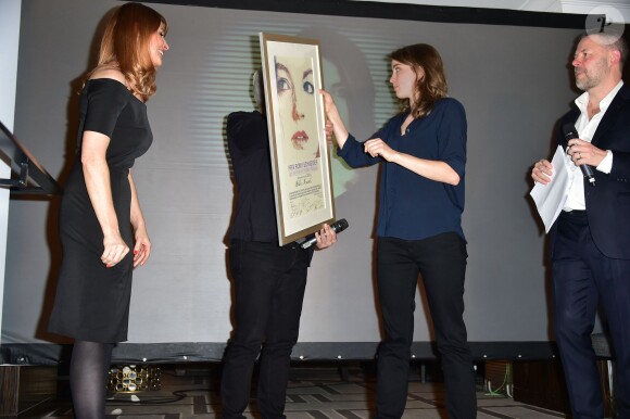 Adèle Haenel (gagnante du Prix Romy Schneider 2015) - La 34e édition des Prix Romy Schneider et Patrick Dewaere au Sofitel Paris Le Faubourg à Paris, le 13 avril 2015.