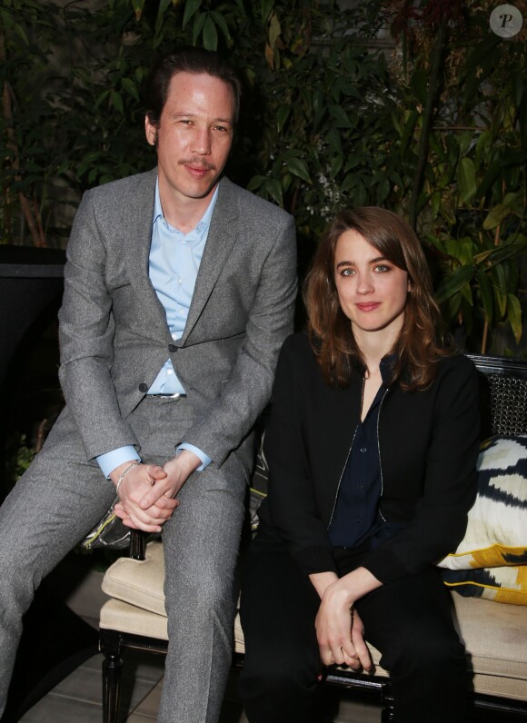Reda Kateb (gagnant du Prix Patrick Dewaere 2015) et Adèle Haenel lors de la 34 ème édition des prix Patrick Dewaere et Romy Schneider au Sofitel Paris le Faubourg à Paris le 13 Avril 2015 .