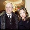 Archives - Patrice Laffont et sa fille Axelle lors de la générale de la pièce Elvire en 2002.