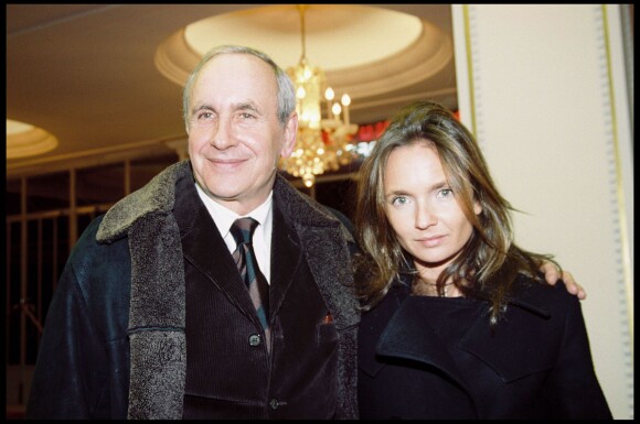 Archives - Patrice Laffont et sa fille Axelle lors de la générale de la pièce Elvire en 2002.