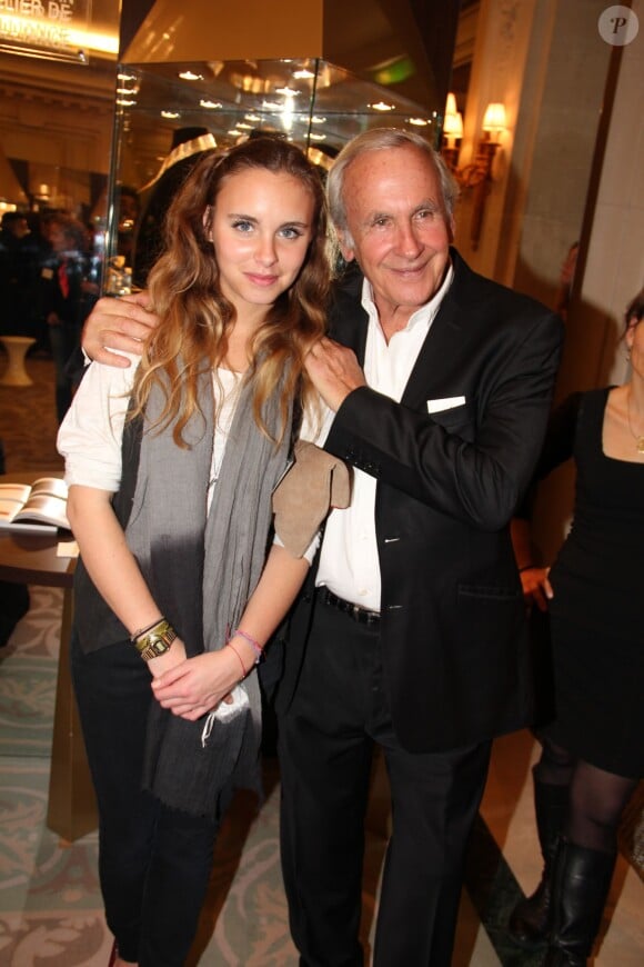 Patrice Laffont et sa fille Mathilde - Les Places D'or 2012, salon du design et de l'emballage de luxe a l'hotel Meurice a Paris, France le 21 Novembre 2012.
