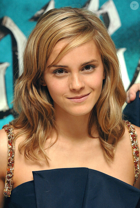 Emma Watson à Londres le 3 juillet 2007.