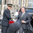  Thierry Braillard, secr&eacute;taire d'&Eacute;tat aux Sports - Obs&egrave;ques de Patrice Dominguez en la Basilique Sainte-Clotilde &agrave; Paris le 16 avril 