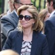  B&eacute;atrice Sch&ouml;nberg - Obs&egrave;ques de Patrice Dominguez en la Basilique Sainte-Clotilde &agrave; Paris le 16 avril 2015 