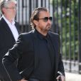  Henri Leconte - Obs&egrave;ques de Patrice Dominguez en la Basilique Sainte-Clotilde &agrave; Paris le 16 avril 2015 