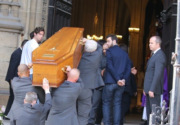 Obsèques de Patrice Dominguez en la Basilique Sainte-Clotilde à Paris le 16 avril 2015