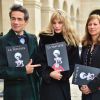Vincent Darré, Arielle Dombasle, Anne Gravoin et Jacques Blanc - Conférence de presse pour le lancement de la nouvelle saison de l' Opéra en Plein Air avec la présentation de "La Traviata" dans la cour d'honneur des Invalides à Paris, le 13 mars 2015.
