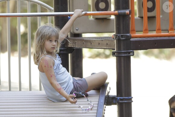 Matilda, la fille de Michelle Williams et le défunt Heath Ledger à Los Angeles, le 24 aout 2012  