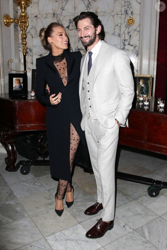 Blake Lively et Michiel Huisman lors de l'after party pour The Age of Adaline au Metropolitan Club, New York, le 19 avril 2015.
