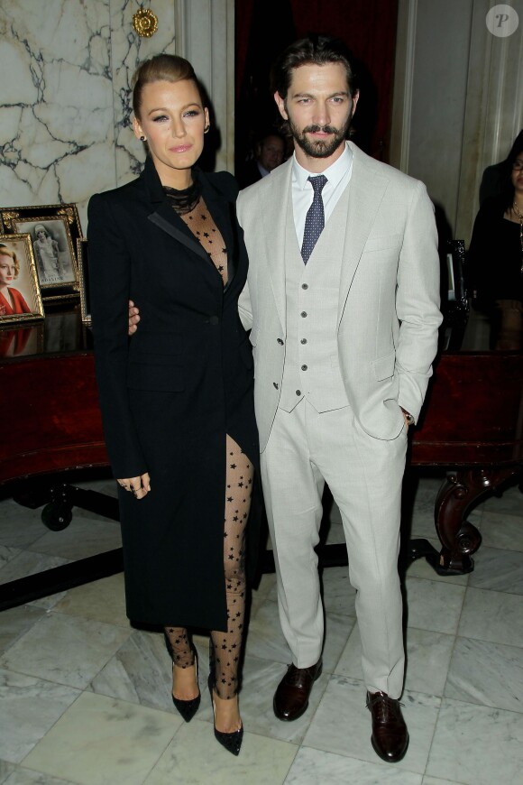Blake Lively et Michiel Huisman lors de l'after party pour The Age of Adaline au Metropolitan Club, New York, le 19 avril 2015.