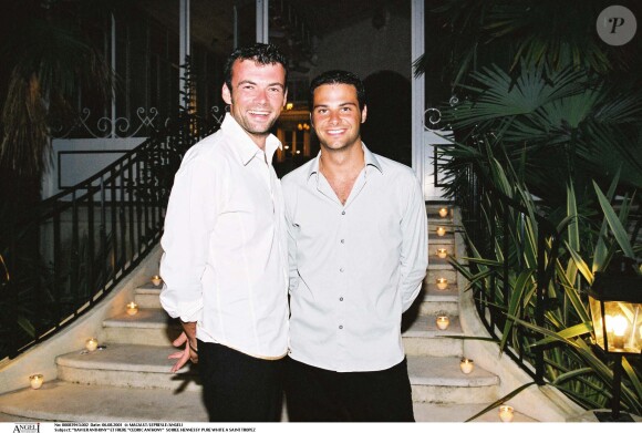 "XAVIER ANTHONY" ET FRERE "CEDRIC ANTHONY" SOIREE HENNESSY PURE WHITE A SAINT TROPEZ 06/08/2001 -