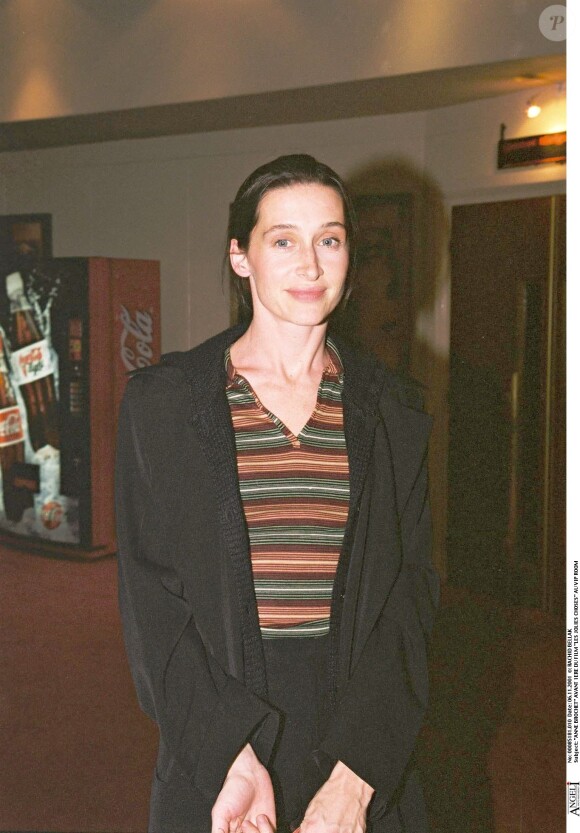 Anne Brochet à Paris le 6 novembre 2001. 