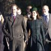 Kate Middleton et le prince William à Sandringham lors de Noël 2013