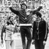 Bruce Jenner, médaille d'or de décathlon aux J.O. de Montréal. Juillet 1976.