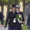 La princesse Mary de Danemark lors d'une cérémonie pour l'ANZAC Day à la citadelle de Copenhague, le 25 avril 2015.