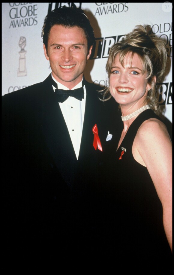 Tim Daly et son ex femme à la soirée des Golden Globe Awards le 27 janvier 1994