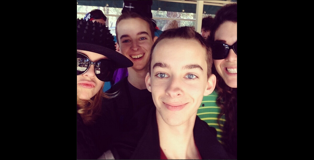 Photo : Madylin Sweeten avec ses frères Sawyer et Sullivan - photo publiée sur son compte