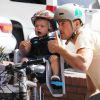 Josh Duhamel emmène son fils Axl déjeuner à Santa Monica, le 27 avril 2015  