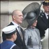 Zara Phillips et Mike Tindall lors du mariage du prince William et de Kate Middleton le 29 avril 2011 à Westminster.