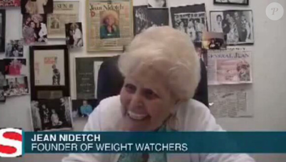 Jean Nidetch lors d'une interview, elle est morte ce 29 avril 2015 à 91 ans