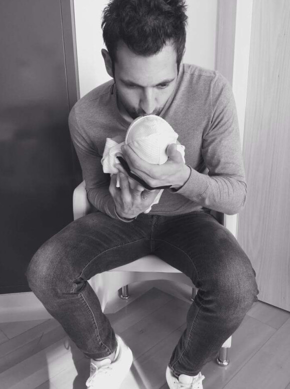 Diego Lopez, papa d'une petite Bianca - avril 2015