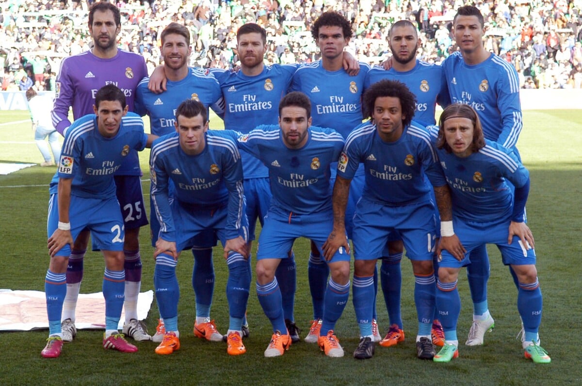 Photo : Diego Lopez, Sergio Ramos, Xabi ALonso, Pepe, Karim Benzema ...