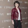 Juliette Binoche à l'avant-première du film "L'Epreuve" au cinéma UGC Ciné Cité des Halles à Paris, le 27 avril 2015.