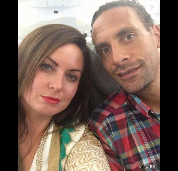 Rio Ferdinand et sa femme Rebecca, d&eacute;c&eacute;d&eacute;e le 2 mai 2015.