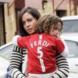  Rebecca Ellison, la femme de Rio Ferdinand, &agrave; Manchester le 9 mai 2010. 