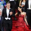 George Clooney en costume Armani et sa femme Amal Alamuddin Clooney dans une robe de la maison Margiela - Soirée Costume Institute Gala 2015 (Met Ball) au Metropolitan Museum célébrant l'ouverture de Chine : "China, Through the Looking Glass", à New York le 4 mai 2015
