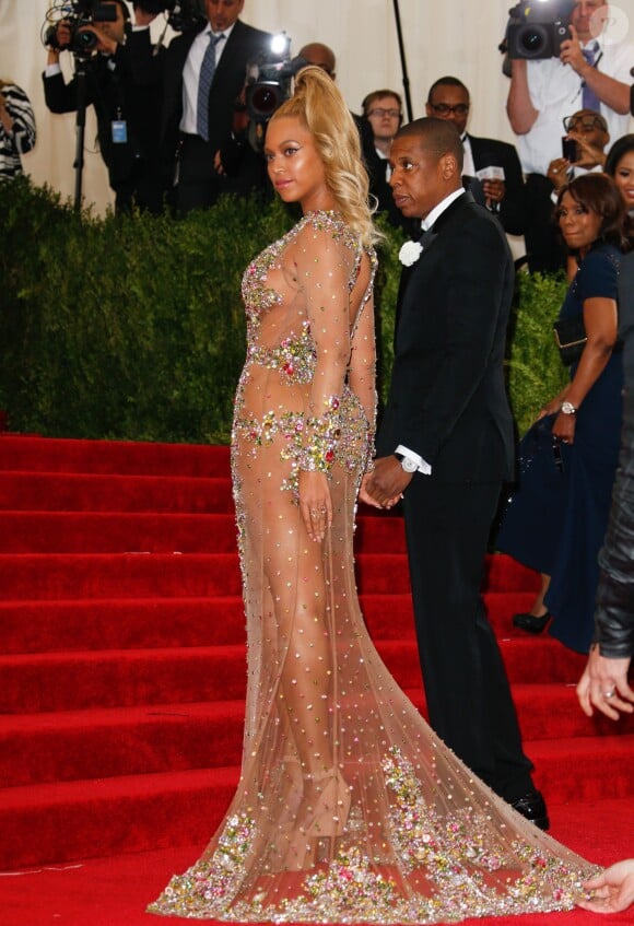 Beyonce Knowles et son mari Jay-Z - Soirée Costume Institute Gala 2015 (Met Ball) au Metropolitan Museum célébrant l'ouverture de Chine : "China, Through the Looking Glass", à New York le 4 mai 2015