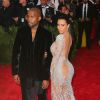 Kim Kardashian et Kanye West - Soirée Costume Institute Gala 2015 (Met Ball) au Metropolitan Museum célébrant l'ouverture de Chine : "China, Through the Looking Glass", à New York le 4 mai 2015