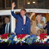 La reine Maxima et le roi Willem Alexander des Pays-Bas assistaient dans la soirée du 5 mai 2015, avec notamment la princesse Beatrix et les Premiers ministres Mark Rutte et Stephen Harper, au concert de la liberté, à Amsterdam, marquant la fin des célébrations de la Libération et de la fin de la Seconde Guerre mondiale.
