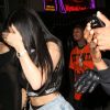Kylie Jenner et Tyga arrivent à l'Up & Down pour la soirée post-Met Gala de Rihanna. New York, le 5 mai 2015.