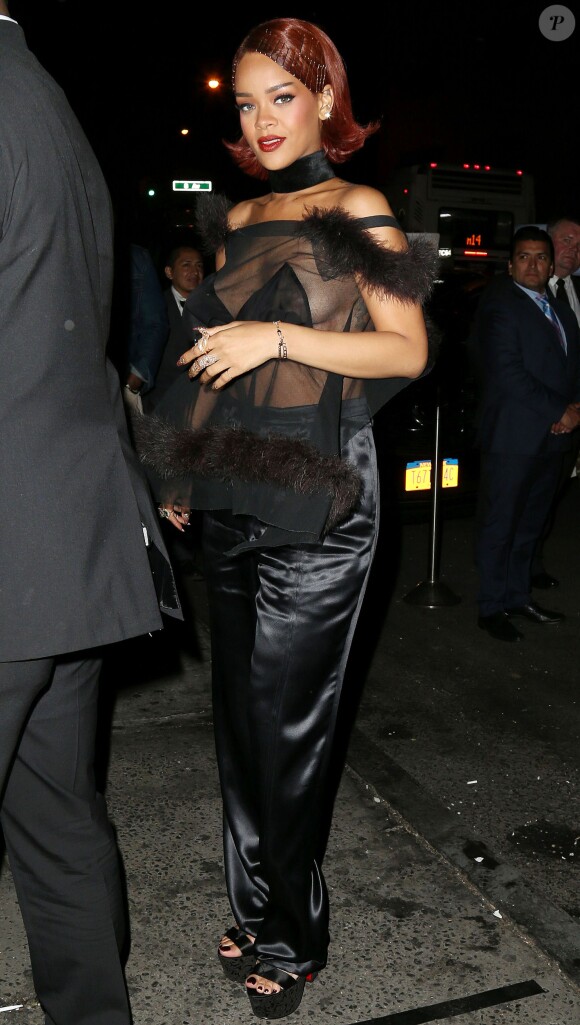 Rihanna à l'Up & Down lors de sa soirée post-Met Gala. New York, le 5 mai 2015.