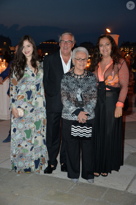 Teresa Missoni, Bruno Ragazzi, Rosita Missoni, Angela Missoni - Soirée Pinault à l'occasion de la 56ème Biennale Internationale d'Art à Venise en Italie le 6 mai 2015. 
