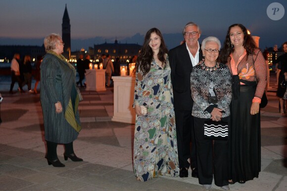 Teresa Missoni, Bruno Ragazzi, Rosita Missoni, Angela Missoni - Soirée Pinault à l'occasion de la 56ème Biennale Internationale d'Art à Venise en Italie le 6 mai 2015.  