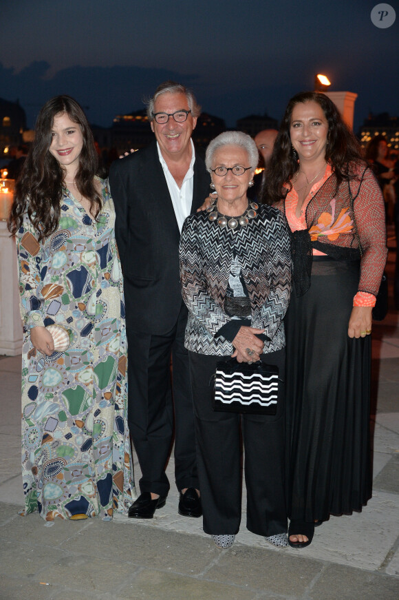 Teresa Missoni, Bruno Ragazzi, Rosita Missoni, Angela Missoni - Soirée Pinault à l'occasion de la 56ème Biennale Internationale d'Art à Venise en Italie le 6 mai 2015.  